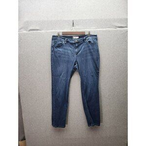 J.Jill Womens Authentic Fit Slim Leg Denim Jeans Size 16
